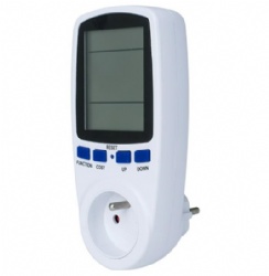 Electricity Plug Watt Energy Meter Analyzer Power measure socket FR plug