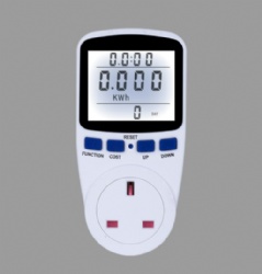 Power Meter Plug Homeusing  Energy Consumption Analyzer with backlit