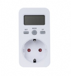 Portable Energy Power Monitor LCD Watt Meter Socket for EU plug