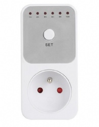 French Countdown Timer Auto-Shut Off Timer Safety Outlet Energy-Saving Timer