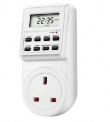 EU plug power time switch on and off countdown timer