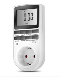 Digital plug in timer socket EU plug