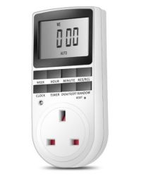 Digital plug in timer socket UK plug